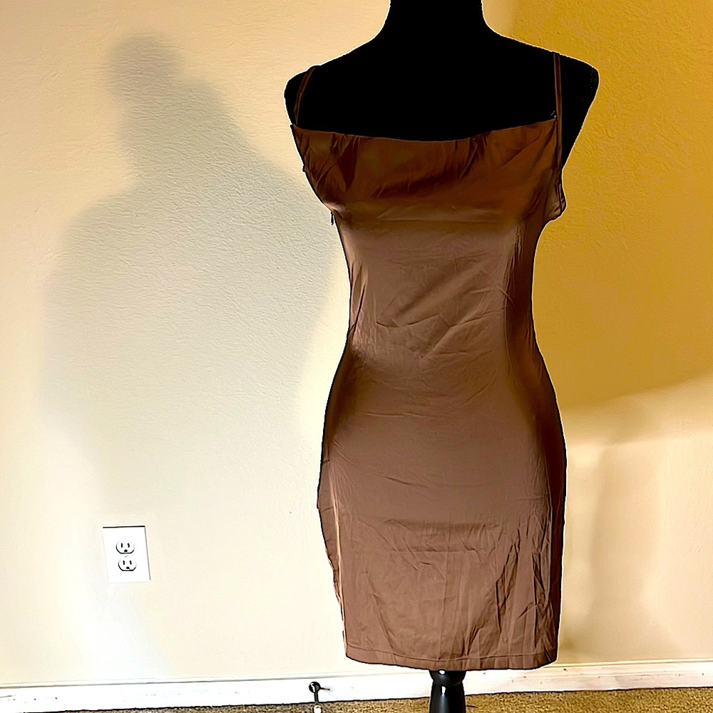 Satin Mini Dress Never Worn